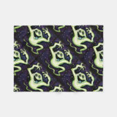 ハロウィーン幽霊 フリースブランケット (正面(横))