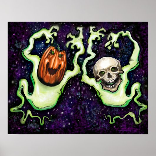 ハロウィーン幽霊 ポスター (正面)