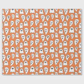 ハロウィーン幽霊 ラッピングペーパー (フラット)