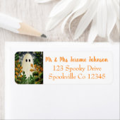 ハロウィーン幽霊 ラベル (インサイチュ)