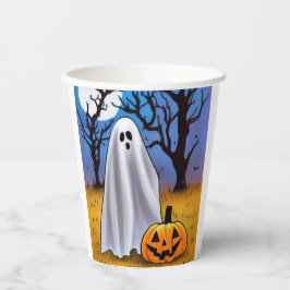 ハロウィーン幽霊 紙コップ