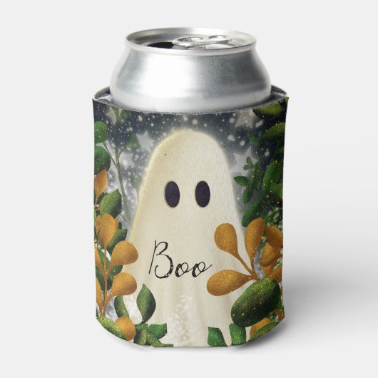 ハロウィーン幽霊 缶クーラー (缶正面)