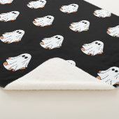 ハロウィーン幽霊、面白いハロウィーン、ハローウィンパーティ シェルパブランケット (3/4)