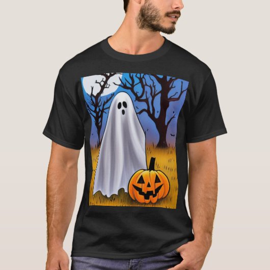 ハロウィーン幽霊 Tシャツ (正面)