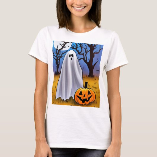 ハロウィーン幽霊 Tシャツ (正面)