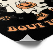 ハロウィーン幽霊No DigityそれをToddlにバッグする ポスター (角)