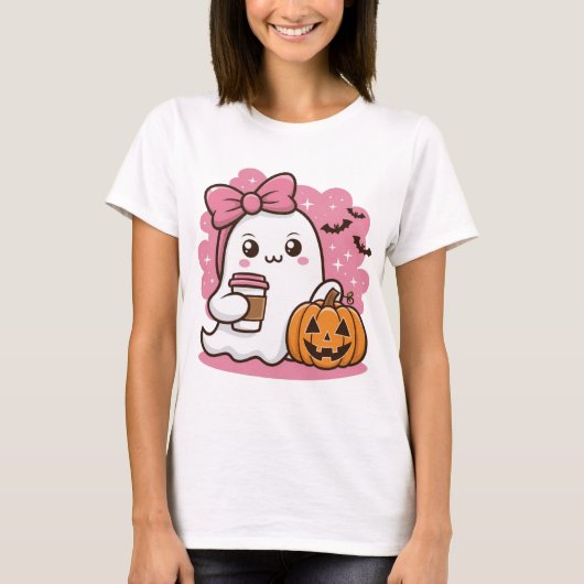 ハロウィーン幽霊Tシャツ Tシャツ (正面)