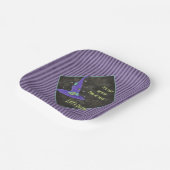 ハロウィーン広場の夜は夜も明け方 ペーパープレート (傾斜あり)