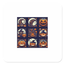 ハロウィーン広場ステッカー