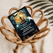 ハロウィーン引っ越し祝いパーティーウィッシュとウィザードギャザリング 招待状