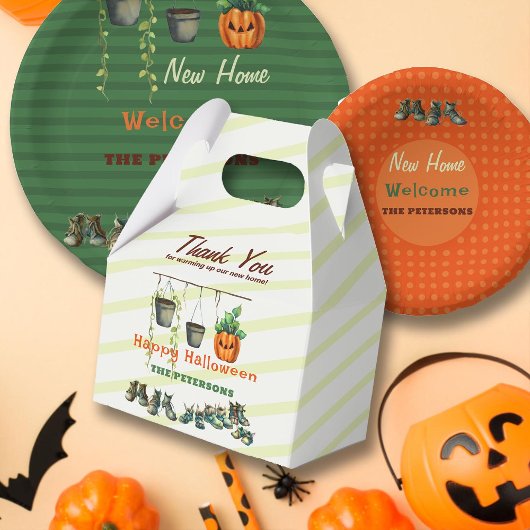 ハロウィーン引っ越し祝いパーティーパーティーグレムリンシューズプラント フェイバーボックス