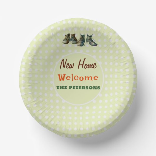 ハロウィーン引っ越し祝いパーティーパーティーグレムリンシューズライム ペーパーボウル (正面)