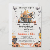 ハロウィーン引っ越し祝いパーティーパーティー 招待状 (正面)