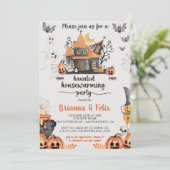 ハロウィーン引っ越し祝いパーティーパーティー 招待状 (スタンド正面)