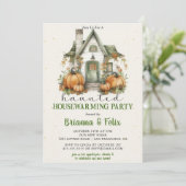 ハロウィーン引っ越し祝いパーティーパーティー 招待状 (スタンド正面)