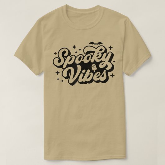 ハロウィーン引用文グルービー幽霊おもしろい諺スプキー Tシャツ (デザイン正面)