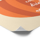 ハロウィーン彫刻へようこそカボチャかわいいパーティー ポスター (角)