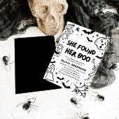 ハロウィーン彼女は彼女のブーブライダルシャワーを見つけた 招待状