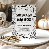 ハロウィーン彼女は彼女のブーブライダルシャワーを見つけた 招待状