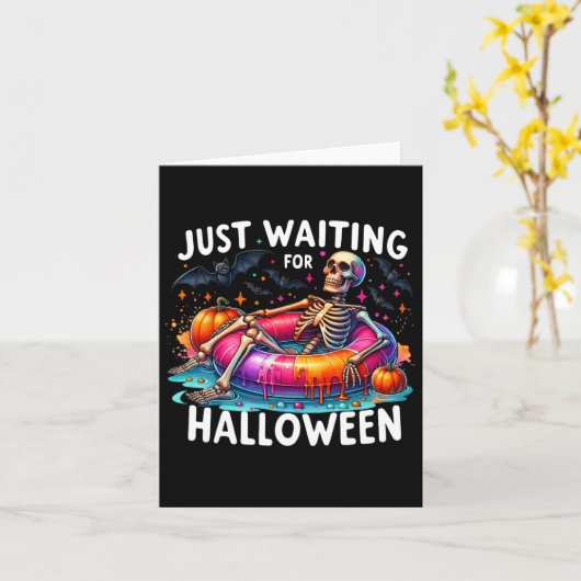 ハロウィーン待ち1 カード (黄色い花)