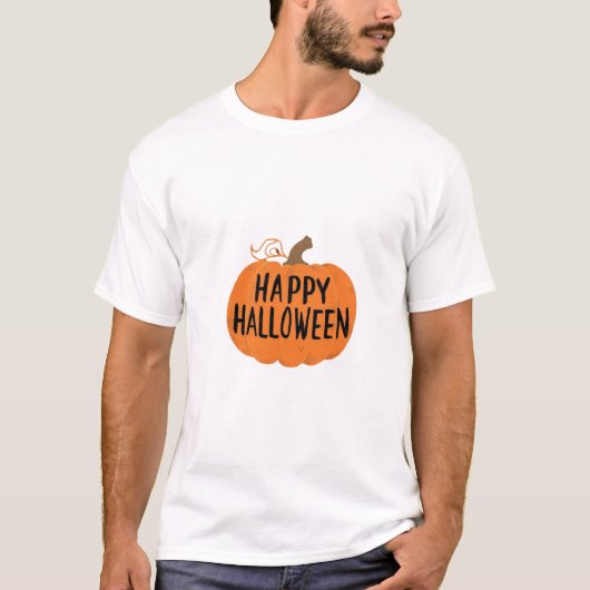 ハロウィーン応援パンプキンスタイル Tシャツ (正面)