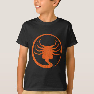 ハロウィーン怖いエイリアンフェイスハウガーホラーパンプキンラ Tシャツ