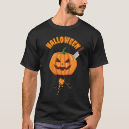 ハロウィーン怖いカボチャ Tシャツ