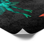 ハロウィーン怖いグレムリパーソナライズされたン ポスター (角)