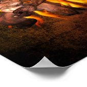 ハロウィーン怖いグレムリンモンスターズパーソナライズされた ポスター (角)