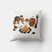 ハロウィーン怖いデザイン クッション (裏面)