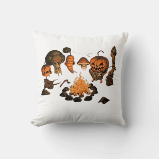 ハロウィーン怖いデザイン クッション (正面)
