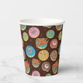 ハロウィーン怖いドーナツ型紙カップ 紙コップ (裏面)