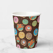 ハロウィーン怖いドーナツ型紙カップ 紙コップ (左)