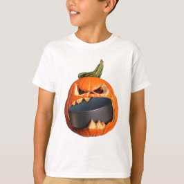 ハロウィーン怖いパンプキ食べンのパック Tシャツ