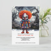 ハロウィーン怖いピエロイン・ウッズ 招待状 (スタンド正面)