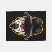 ハロウィーン怖いピエロチョロギャング フリースブランケット (正面(横))