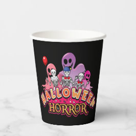 ハロウィーン怖いピエロホラー紙カップ 紙コップ