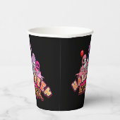 ハロウィーン怖いピエロホラー紙カップ 紙コップ (右)