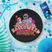 ハロウィーン怖いピエロホラー紙プレート ペーパープレート (パーティー)