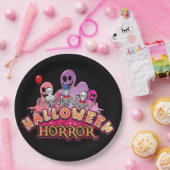 ハロウィーン怖いピエロホラー紙プレート ペーパープレート (パーティー)