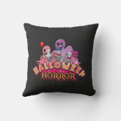 ハロウィーン怖いピエロホラー クッション (裏面)