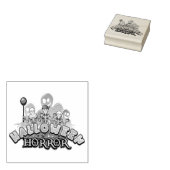 ハロウィーン怖いピエロホラー ラバースタンプ (押印)