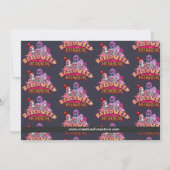 ハロウィーン怖いピエロホラー 招待状 (裏面)