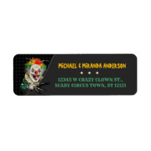 ハロウィーン怖いピエロ大人の不気味なサーカスパーティー