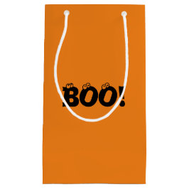 ハロウィーン怖いブー！目玉ブラックオレンジのおやつ スモールペーパーバッグ
