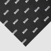 ハロウィーン怖いブー！目玉白黒パターン 薄葉紙 (詳細)