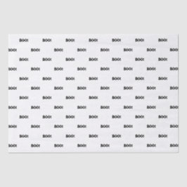 ハロウィーン怖いブー！目玉白黒パターン 薄葉紙