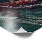 ハロウィーン怖いモンスターコスチュームパーティー フォトプリント            (角)