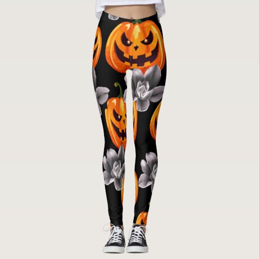 ハロウィーン怖いレギンス レギンス (正面)