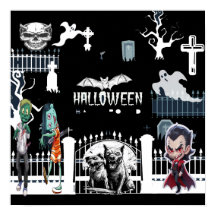 ハロウィーン怖い夜のポスター